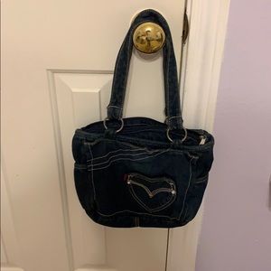 7 pocket small jean purse